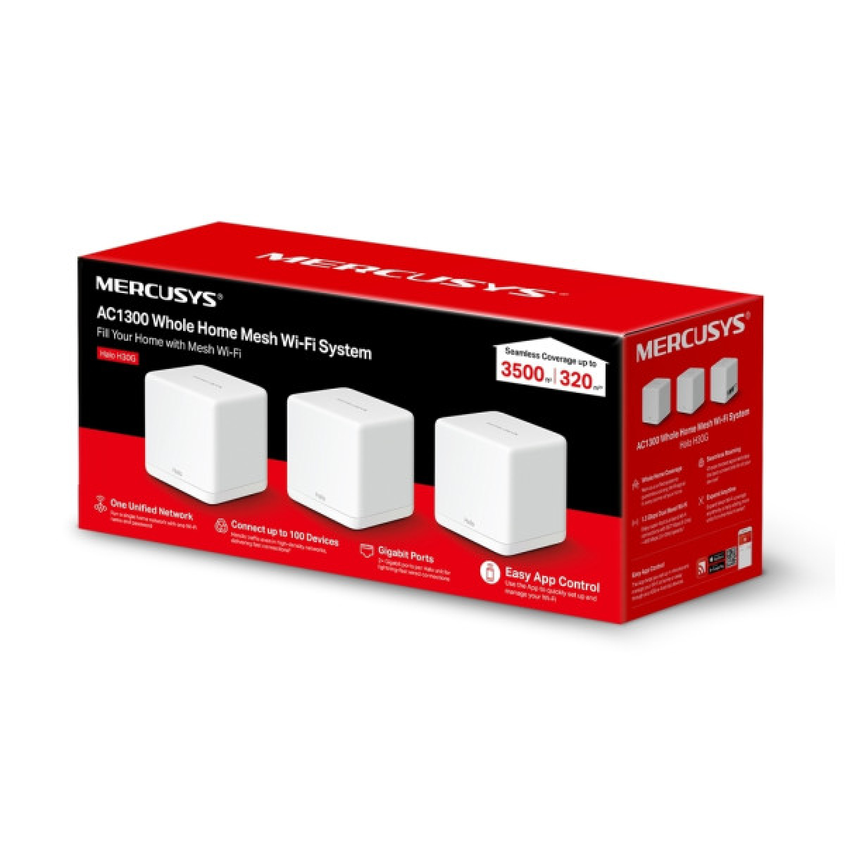 Маршрутизатор Mercusys HALO-H30G-3-PACK - Фото 6
