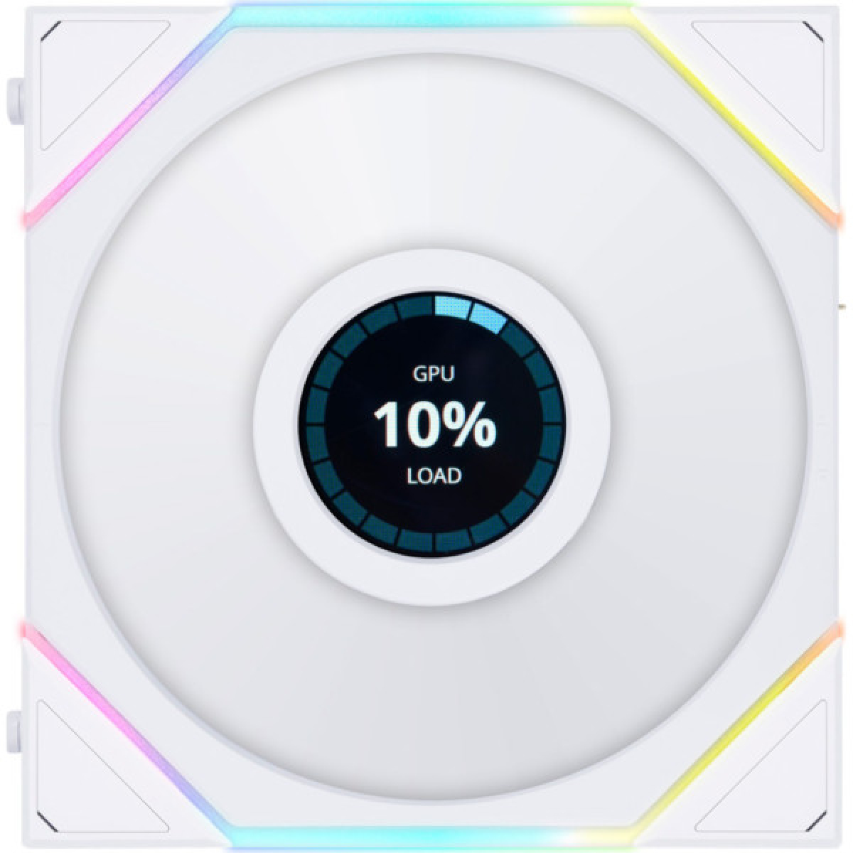 Кулер для корпуса Lian Li Reverse TL LCD 120-1, White Cooler (G99.12RTLLCD1W.00) - Фото 1