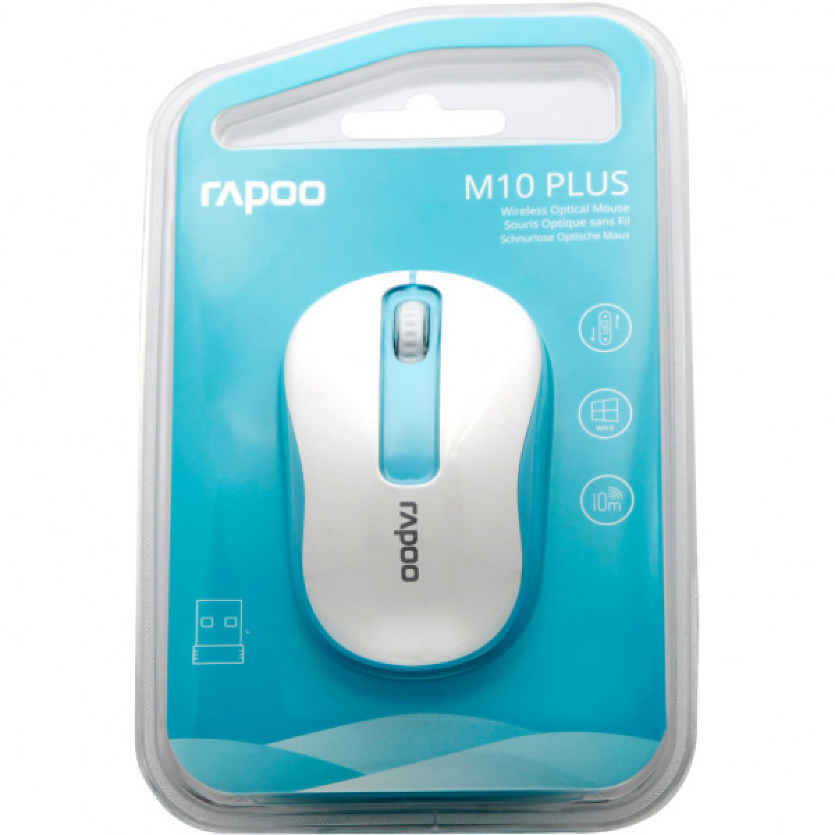 Мышка Rapoo M10 Plus Blue - Фото 4