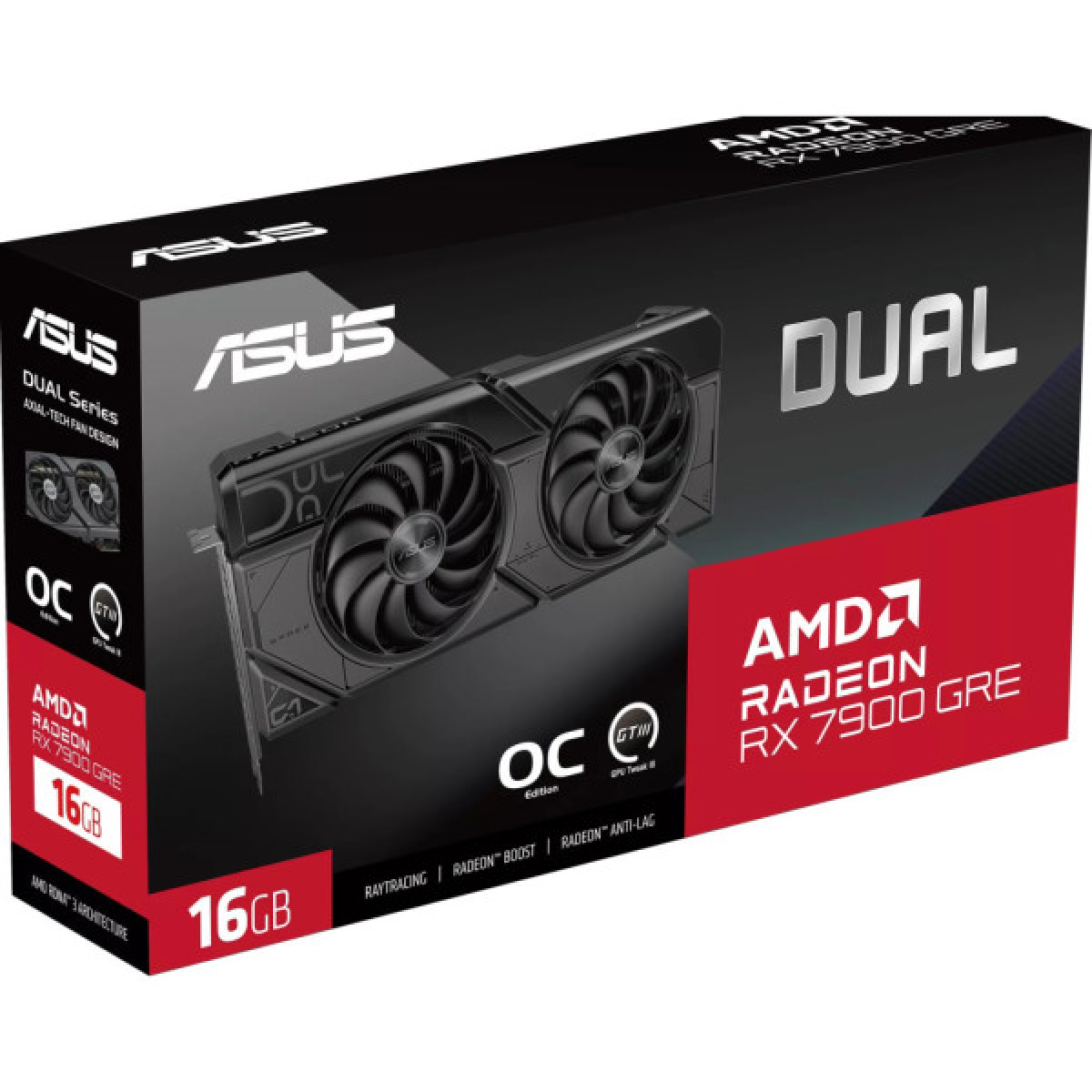 Видеокарта ASUS Radeon RX 7900 16Gb GRE DUAL OC (DUAL-RX7900GRE-O16G) - Фото 12